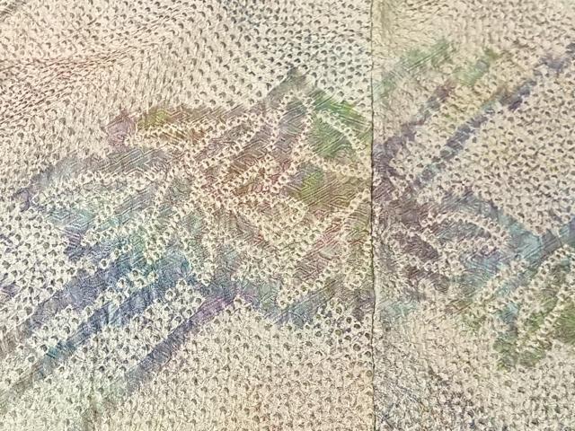 平和屋着物#羽織 総絞り 笹竹文 正絹 逸品 CABI9588ua