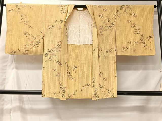 平和屋着物#羽織 草花文 正絹 逸品 未使用 CABI9598ua