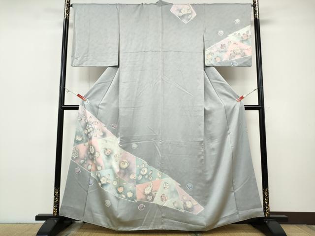 平和屋着物●訪問着 辻が花 正絹 逸品 CABI9603ut
