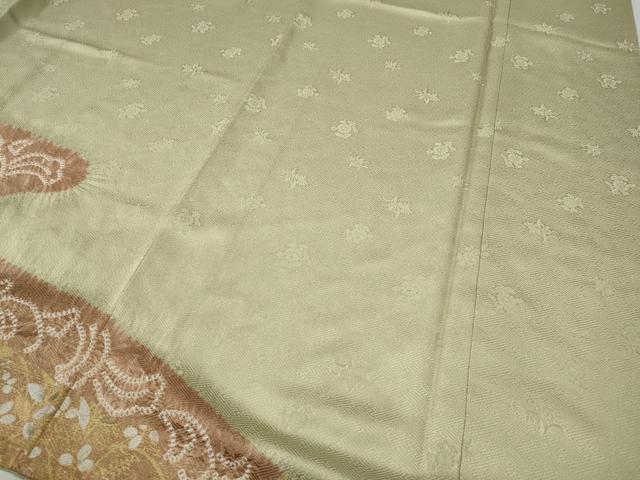 平和屋着物●訪問着 絞り 刺繍 道長花文 金銀彩 ますいわ屋扱い 正絹 逸品 CABI9614ut