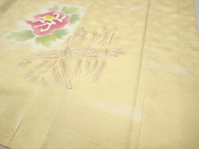 平和屋着物●訪問着 枝花文 暈し染め 正絹 逸品 CABI9628ut
