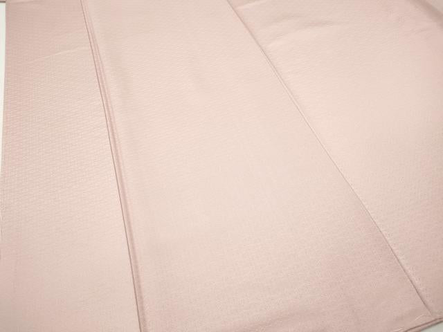 平和屋着物●上質な色無地 七宝地紋 虹色 正絹 逸品 未使用 CABI9629ut