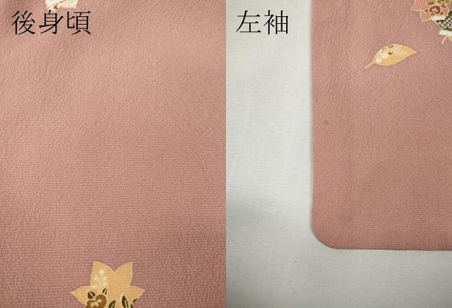 平和屋着物●上質な小紋 舞葉文 正絹 逸品 CABI9669ut