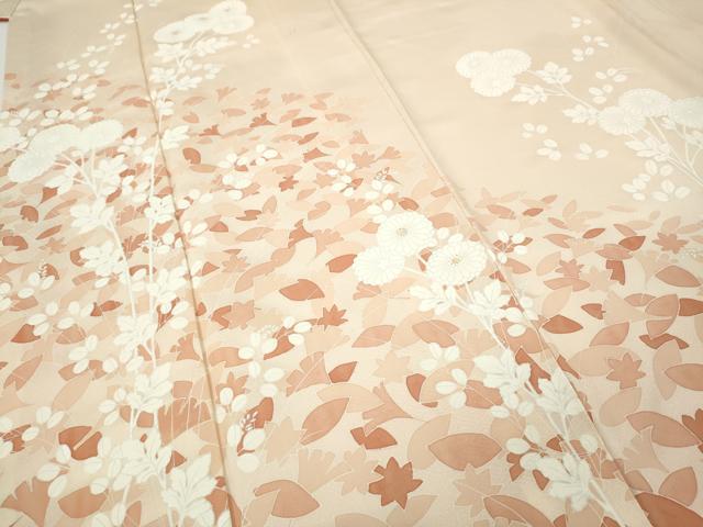 平和屋着物●訪問着 枝花文 正絹 逸品 CABI9681ut