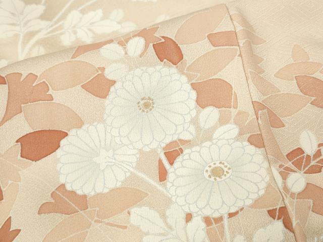 平和屋着物●訪問着 枝花文 正絹 逸品 CABI9681ut