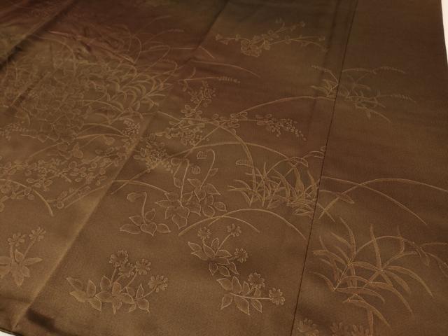 平和屋着物●訪問着 刺繍 草花文 暈し染め 正絹 逸品 CABI9686ut