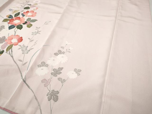 平和屋着物●訪問着 友禅 枝花文 暈し染め 正絹 逸品 CABI9707ut