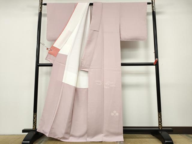 平和屋着物●無地絵羽訪問着 総刺繍 藤 楓 正絹 逸品 未使用 CABI9717ut