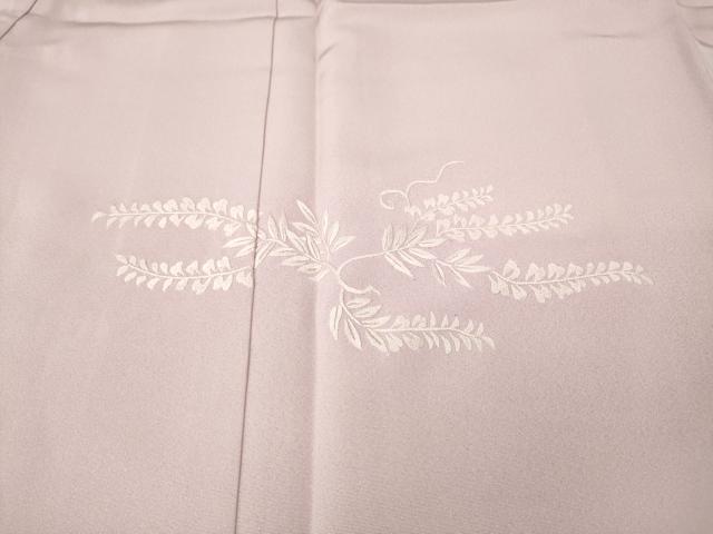 平和屋着物●無地絵羽訪問着 総刺繍 藤 楓 正絹 逸品 未使用 CABI9717ut