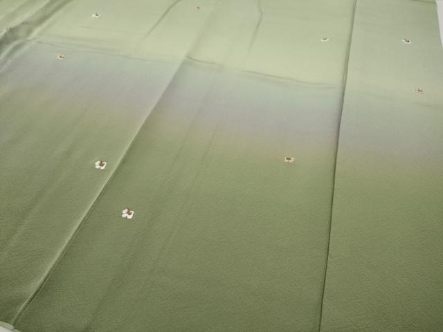 平和屋着物●訪問着 総刺繍 犬 いぬ 暈し染め 金糸 ますいわ屋扱い 正絹 逸品 CABI9727ut