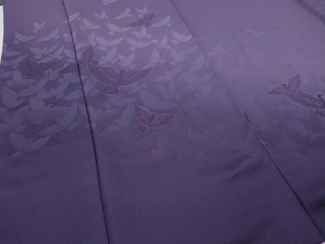 平和屋着物●染色作家 斉藤三才 訪問着 三才鳥 暈し染め 正絹 逸品 CABI9736ut