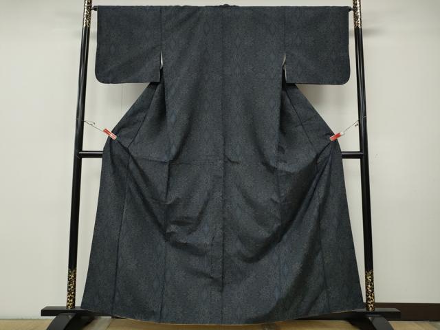 平和屋着物●本場大島紬 吉祥花文 正絹 逸品 CABI9757ut