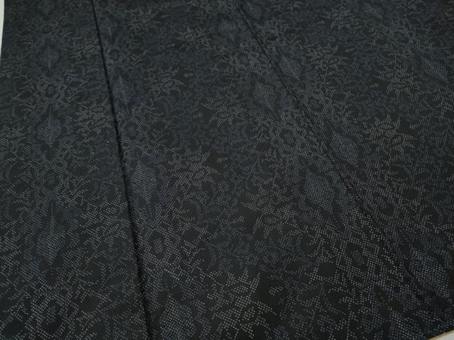 平和屋着物●本場大島紬 吉祥花文 正絹 逸品 CABI9757ut