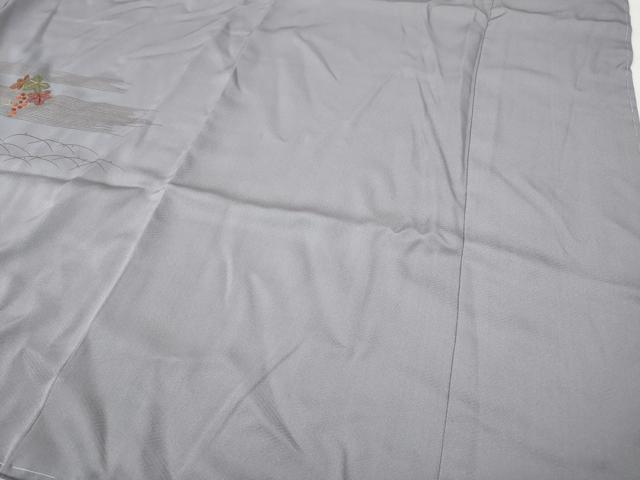平和屋着物●訪問着 刺繍 葡萄蔦の葉船文 暈し染め 金彩 正絹 逸品 未使用 CABI9762ut