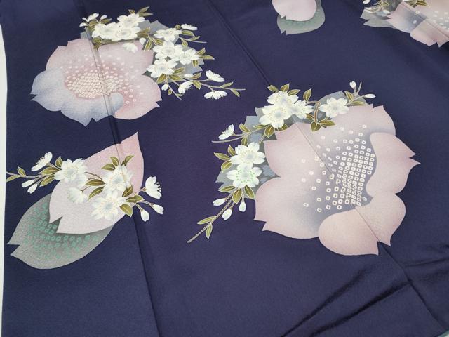 平和屋着物●豪華振袖 舞花文 金彩 正絹 逸品 CABI9767ut