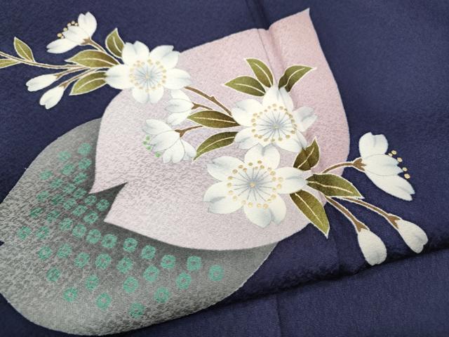 平和屋着物●豪華振袖 舞花文 金彩 正絹 逸品 CABI9767ut