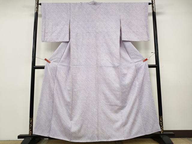 平和屋着物●大変加工の良い総絞り小紋 正絹 逸品 CABI9773ut
