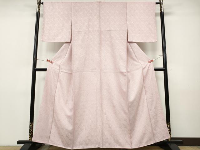 平和屋着物●大変加工の良い総絞り小紋 正絹 逸品 CABI9775ut