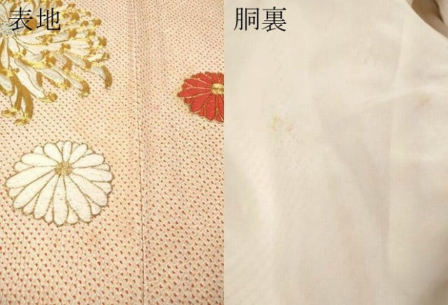 平和屋着物●豪華振袖 駒刺繍 絞り 乱菊 舞花文 正絹 逸品 CABI9787ut