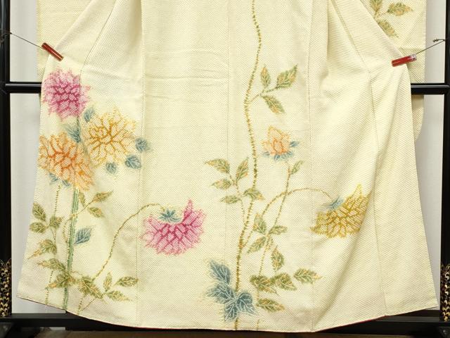 平和屋着物●豪華振袖 総絞り 枝花文 正絹 逸品 CABI9788ut
