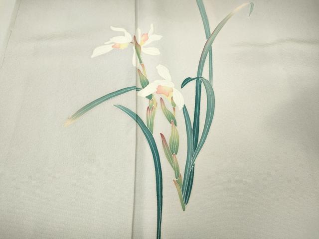 平和屋着物●訪問着 友禅 作家物 草花文 暈し染め 正絹 逸品 CABI9792ut