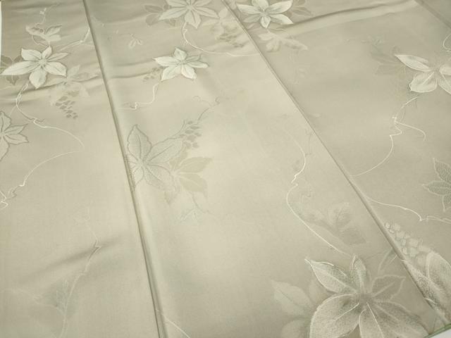平和屋着物●上質な小紋 地紋起こし 蔦の葉文 暈し染め 正絹 逸品 CABI9794ut
