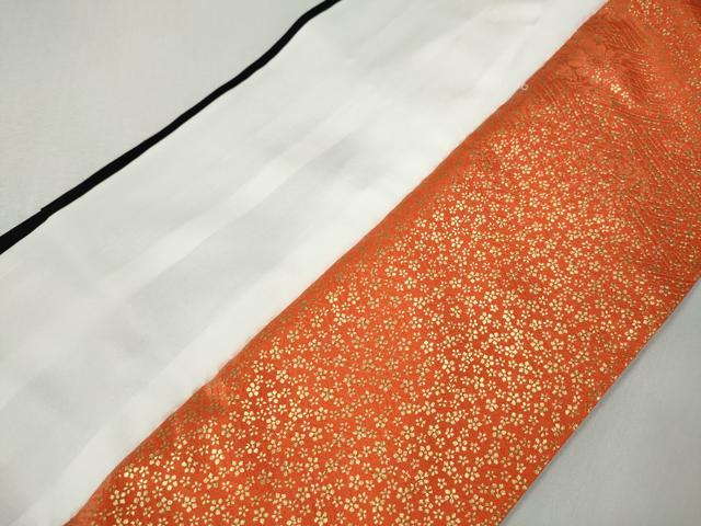 平和屋着物●銀座きしや 訪問着 刺繍 短冊枝花文 黒地 金彩 反端付き 正絹 逸品 CABI9797ut