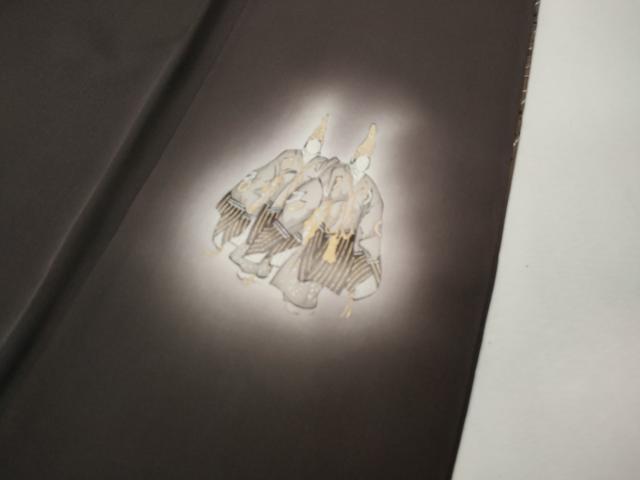 平和屋着物●訪問着 京友禅摺り染 銀黎舎 長居賢珠 金銀彩 上代98万 反端付き 正絹 逸品 CABI9800ut