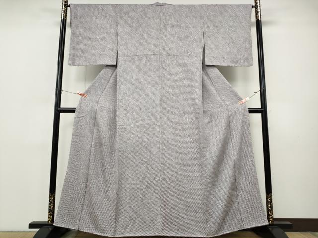 平和屋着物●大変加工の良い総絞り小紋 正絹 逸品 CABI9829ut