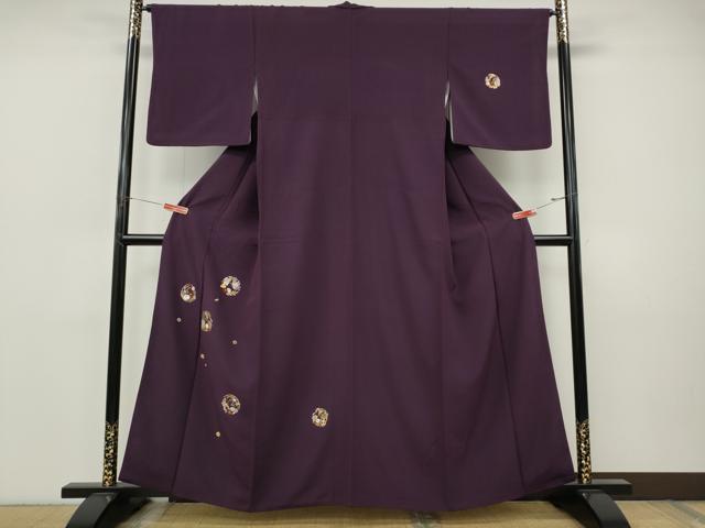 平和屋着物●訪問着 竹屋町刺繍 花蝶丸文 正絹 逸品 CABI9842ut