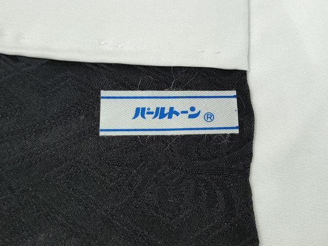 平和屋着物●大変加工の良い総絞り小紋 黒地 正絹 逸品 未使用 CABI9843ut
