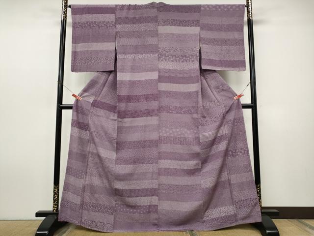 平和屋着物●小紋師 鈴木秋治 江戸小紋 百柄 正絹 逸品 CABI9858ut