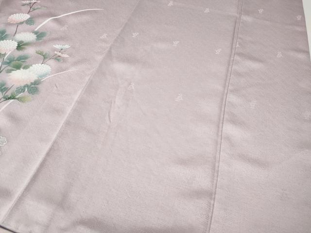 平和屋着物●中国三大刺繍 スワトウ刺繍 訪問着 冊子枝花文 暈し染め 銀彩 正絹 逸品 未使用 CABI9871ut