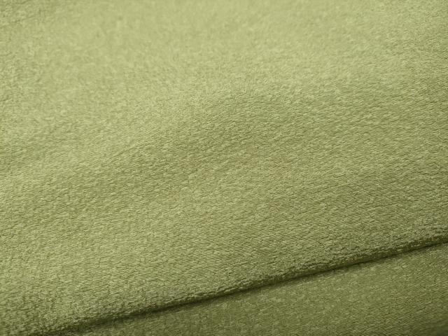 平和屋着物●上質な色無地 柳茶色 正絹 逸品 CABI9878ut