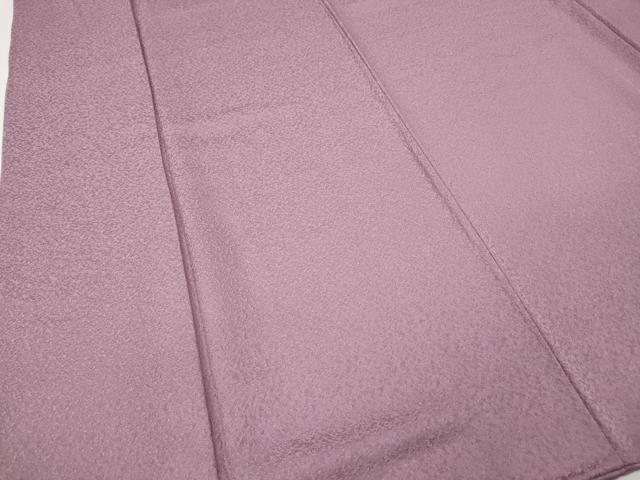 平和屋着物●本草木染作家 瑞寶 色無地 紋意匠 紅藤色 正絹 逸品 CABI9887ut
