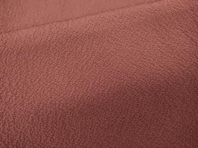 平和屋着物●上質な色無地 退紅色 正絹 逸品 CABI9888ut