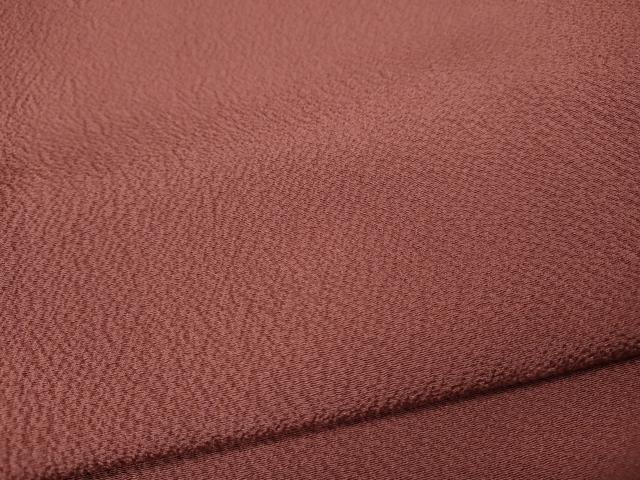 平和屋着物●上質な色無地 退紅色 正絹 逸品 CABI9888ut
