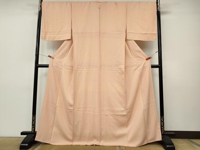 平和屋着物●江戸小紋 花菱文 正絹 逸品 CABI9894ut