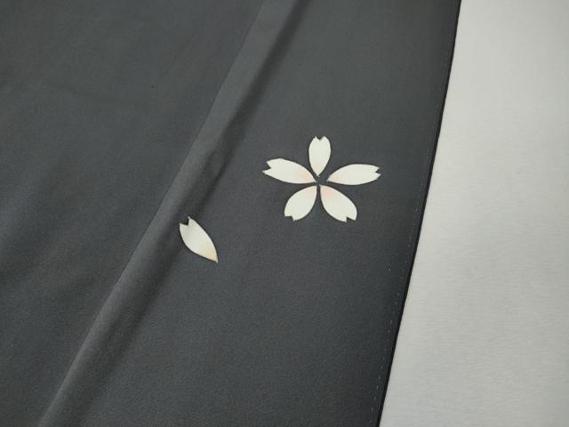 平和屋着物●訪問着 駒刺繍 雪輪舞桜文 暈し染め 金彩 正絹 逸品 CABI9914ut