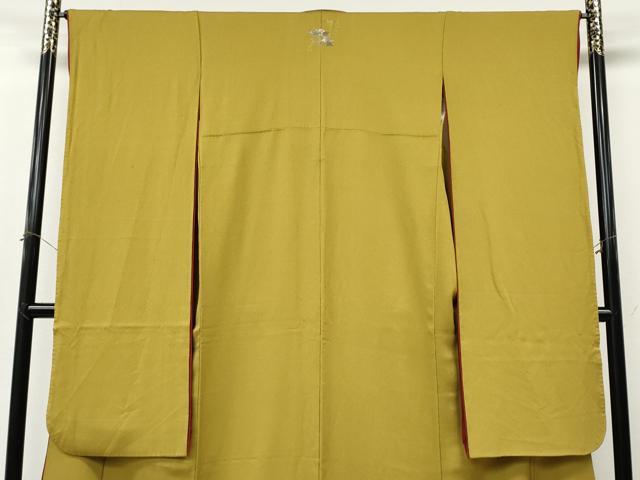 平和屋着物●豪華振袖 芥子色 正絹 逸品 CABI9921ut