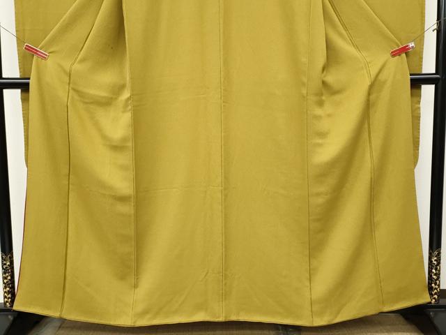 平和屋着物●豪華振袖 芥子色 正絹 逸品 CABI9921ut