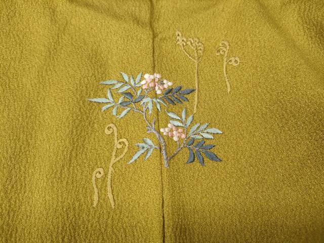 平和屋着物●豪華振袖 芥子色 正絹 逸品 CABI9921ut