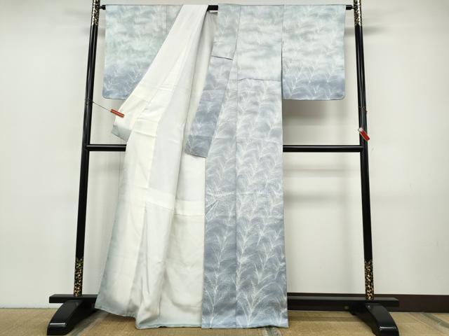 平和屋着物●訪問着 草木文 暈し染め 正絹 逸品 CABI9994ut