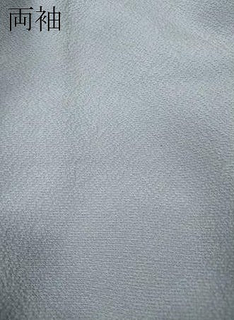 平和屋着物●上質な色無地 灰青色 正絹 逸品 CABI9997ut