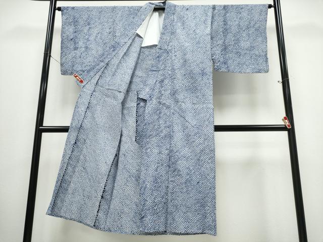 平和屋着物∴夏物 男性 浴衣 有松鳴海絞り 三浦絞り 綿 逸品 CABJ0009ng