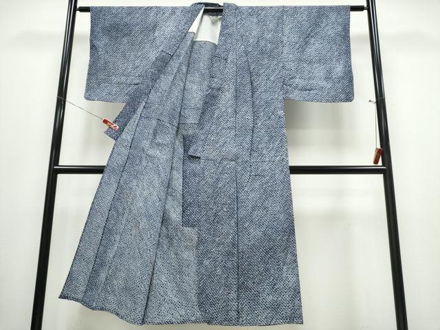 平和屋着物∴夏物 男性 浴衣 有松鳴海絞り 三浦絞り 綿 逸品 CABJ0039ng