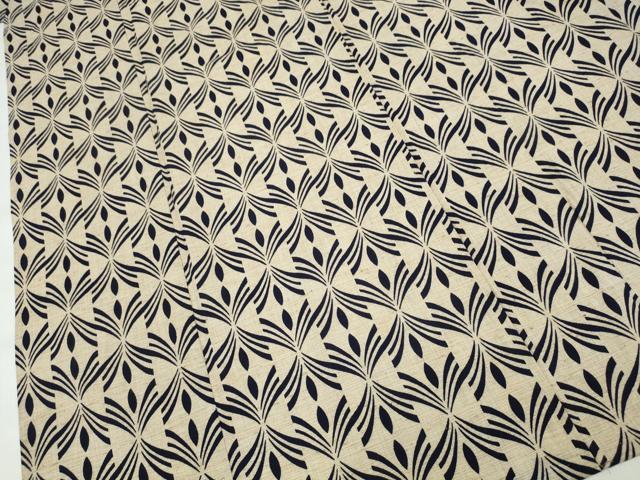 平和屋着物∴夏物 浴衣 注染 手縫い 幾何学文様 日本製 綿 逸品 CABJ0065ng