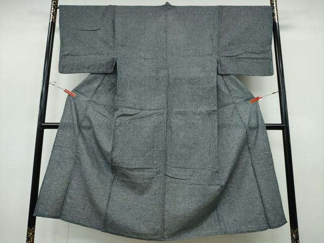 平和屋着物∴夏物 阿波しじら織 男性 浴衣 縞 綿 逸品 CABJ0094ng