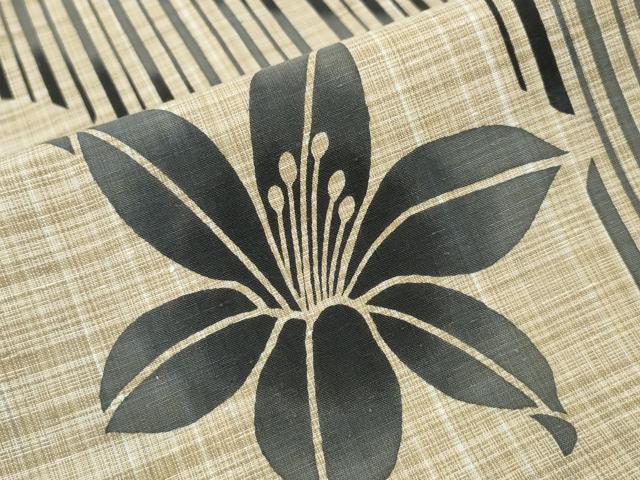 平和屋着物∴夏物 浴衣 注染 舞花文 綿 逸品 CABJ0101ng