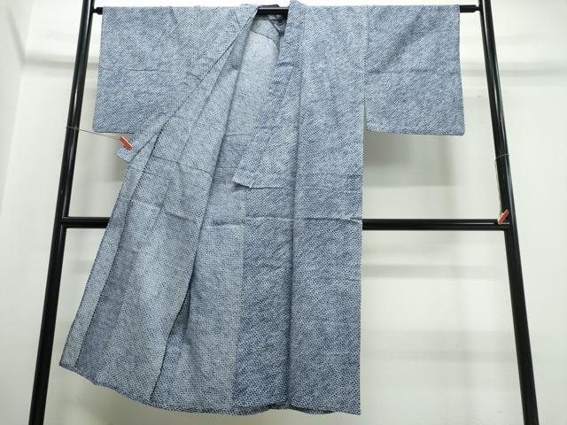 平和屋着物∴夏物 男性 浴衣 有松鳴海絞り 三浦絞り 綿 逸品 CABJ0113ng